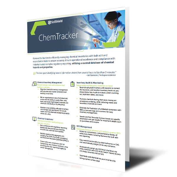 ChemTracker solution brief