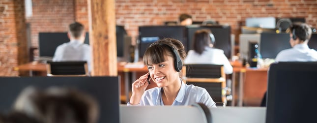 Call center worker