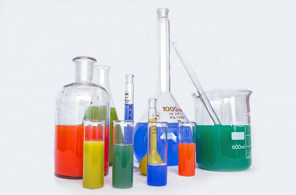 colorful test tubes