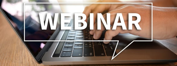 WEBINAR man typing