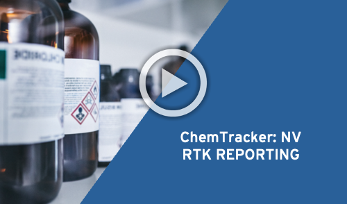 ChemTracker: NV RTK Reporting