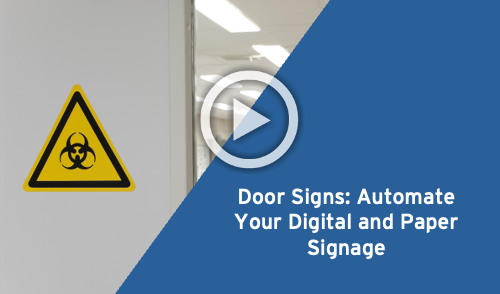 Door Signs: Automate Your Digital and Paper Signage [Video]