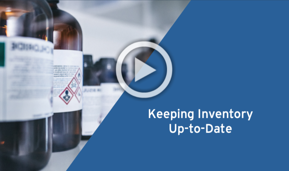 ChemTracker: How to Keep Inventory Up-to-Date